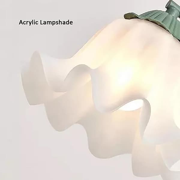 E27 Akryl Bell Orchid Lampeskjerm Hengende Lampe Lysekrone Erstatning