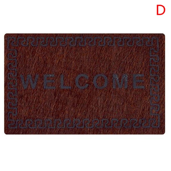 guohanfsh 1/12 Scale Miniature Welcome Door Mat Carpet Doll House Miniature Room Decorations Red