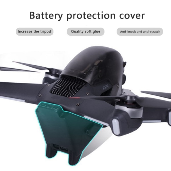 För Fpv Drone Silikonbatteri Skyddskåpa Höjdförlängare L