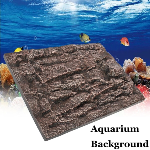 Aquarium Foam Rock Stone Fish Tank Background Wall 3d Reptileter 3