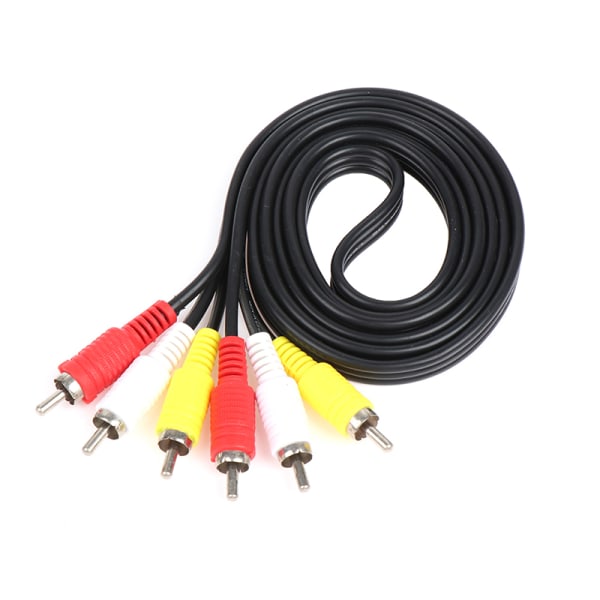 Video Cable 3rca Male To 3 Rca Composite Audio Av Cab 1.5m