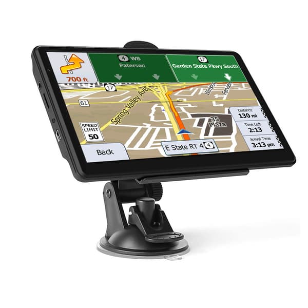 2026 Bil GPS Navi - 7 tommer, livstids gratis kartoppdateringer, fartskameraer og POI-varsler