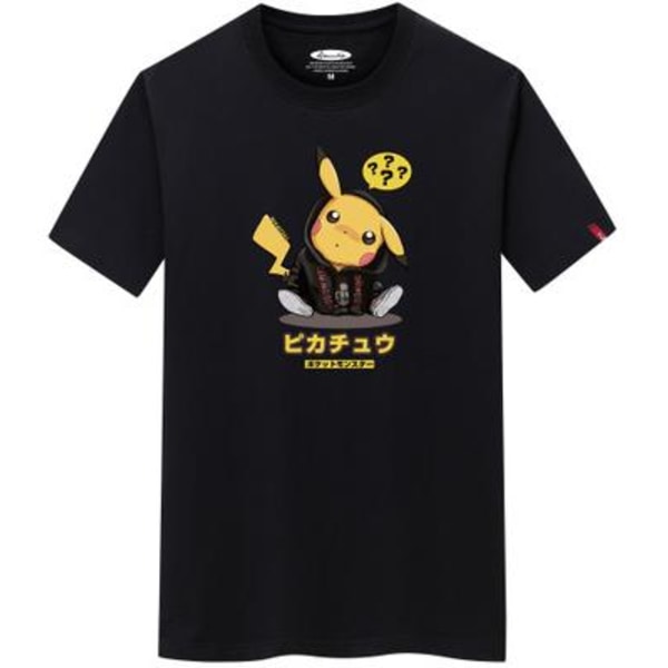 Best Trade Børne T-shirt - Pikachu Cool Pokemon Inspireret Black M