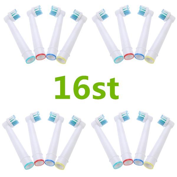 Best Trade Oral-b Kompatible Tandbørstehoveder 16-pak Sensitive Clean