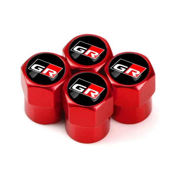 Bil Hjul Stamme Lufthetter Universal Bil Klistremerker Tilbehør Etui For Toyota Gazoo Racing Ut Motor Bil Styling 4stk