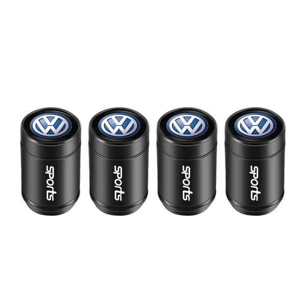 Bil Dekk Hjulventilhetter Deksel/Bil Nøkkelring Nøkkelkjede For VW Golf Tiguan Jetta Transporter Passat T5 Polo Touran GTI Caddy