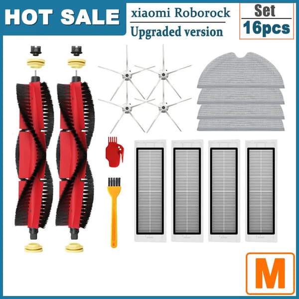 For Roborock S5 Max S50 S502 S55 S6 S6 Pure E4 for Xiaomi Robot 1S SDJQR01RR støvsuger Hepa filtre tilbehør
