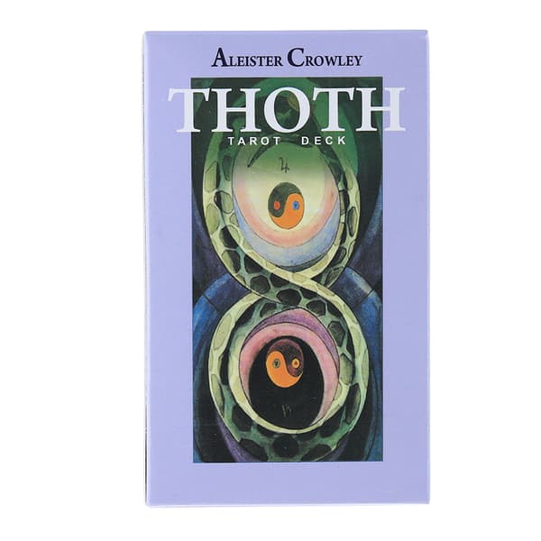 Thoth Tarot 78 Kortstokk Mystisk Spådom for Oracle Spillkort Party Bo