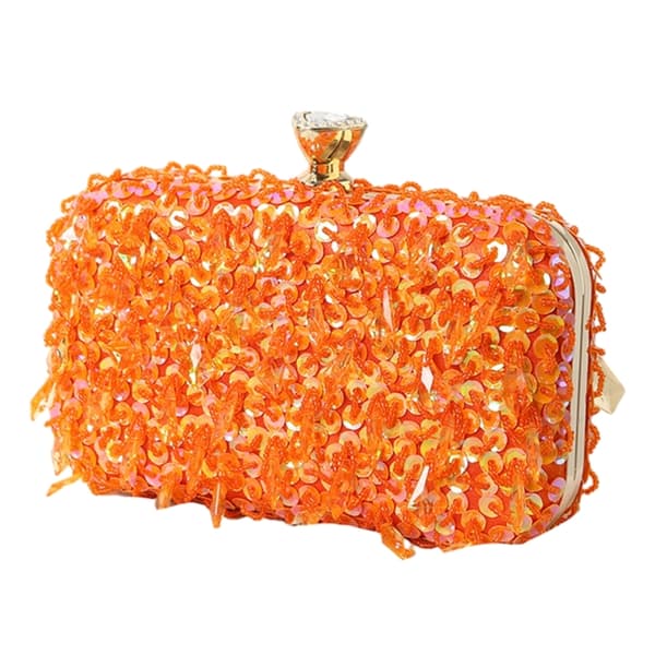 Crossbody taske til bryllupsfest Kvinder pige håndlavet beaded aftentaske