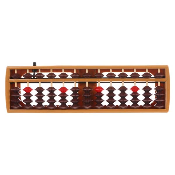 Bærbar japansk 13-cifret søjle Abacus Aritmetisk Soroban Calculating School f