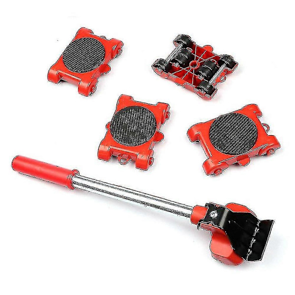 5 stk. møbel flytter til hjemmebutik løft flytning kraftig møbel fjerner løfter skyder sæt H