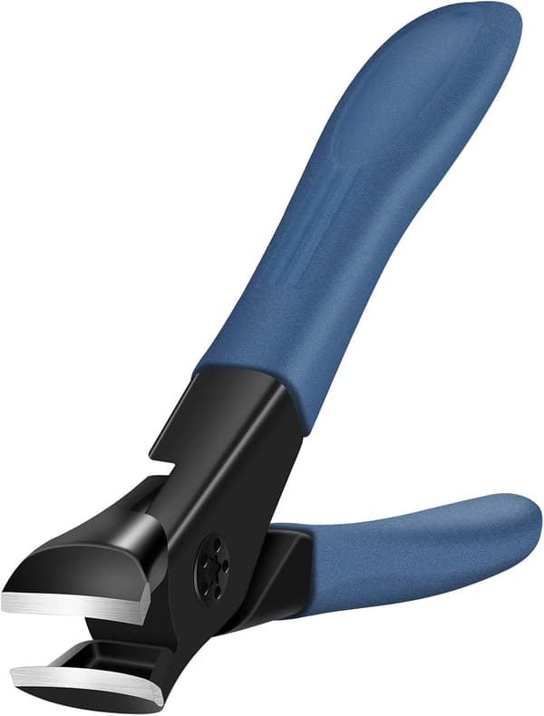 Negleklipper for tykke negler Tånegleklipper Bred kjeve Negleklipper Heavy Duty Negleklipper Skarp Buet Tånegleklipper for Menn og Kvinner