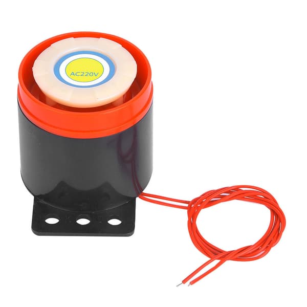 220V 110dB Aktiv Summer Alarm Beeper med Ledning til DIY Elektronik
