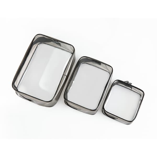 Klar Toiletry Bag - 3 stk. Klar Toiletry Bag - TSA Godkendt Carry On Væske Makeup Kosmetik Taske Pung