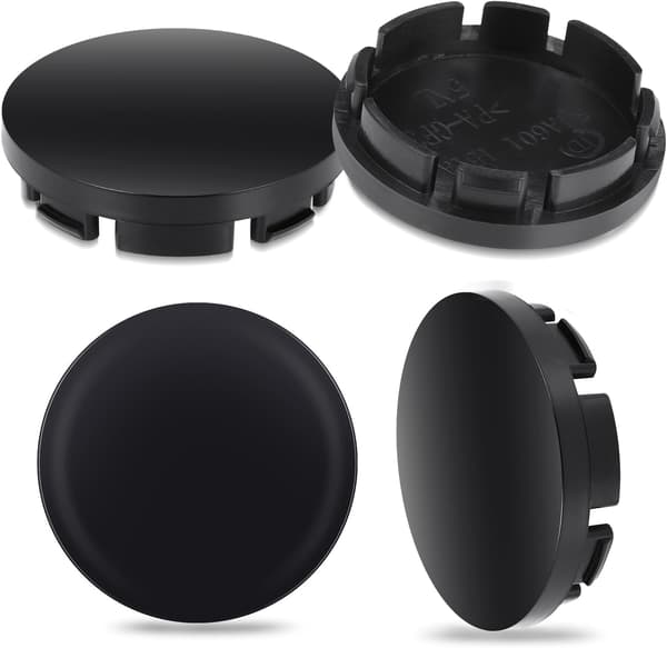 4 st Navkapslar 56mm, Universella Hjulnavkapslar, Stabila Bilhjul Navkapslar Ersättning Kompatibel med de Flesta Lättmetallfälgar