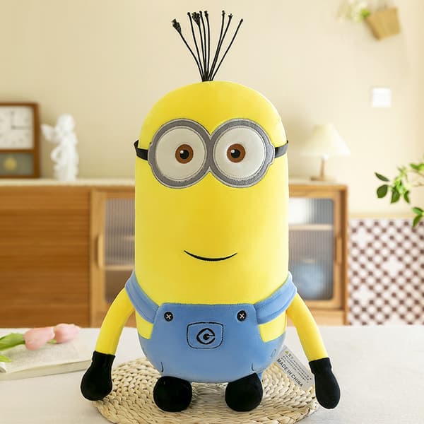 Minions kosedyr plysjleketøy Stuart/Kevin/Bob, Kawaii myk søt sovepute Valentinsdag for barn småbarn 45cm
