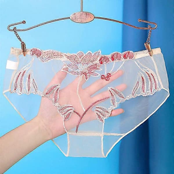 1PC Undertøj Mesh Gennemsigtig Lingeri Trusser Blonde Trusser Ingen Spor Gennemsigtig Kvinder Sexet