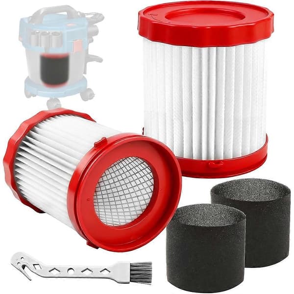 2 stk. HEPA-filter til Bosch Gas 18V, GAS18V-3/GAS18V-10L støvsugerudskiftningsfilter, VF320H filterdele til Bosch