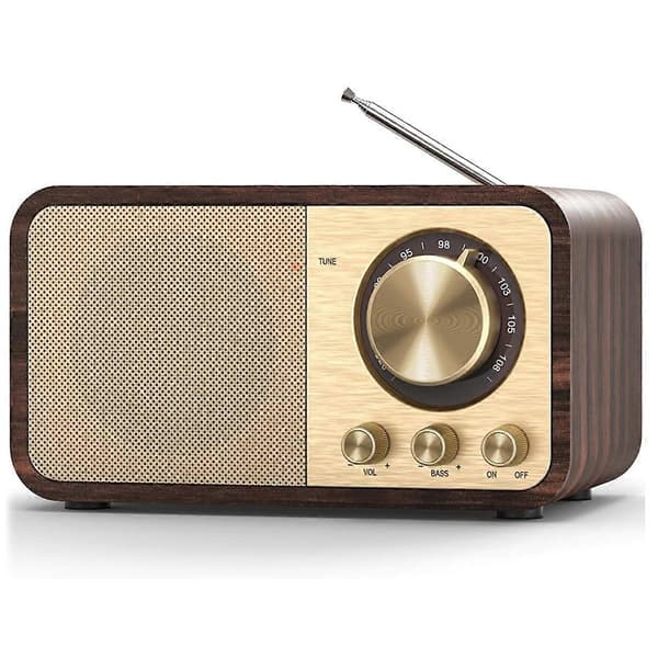 FM Radio med modtagelse, Bluetooth transistorradio med 5W højttaler