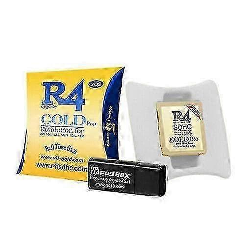 2025 R4 Gold Pro SDHC R4i 2021 DS/3DS/2DS/DSi/DSi XL/DSi LL/3DS XL/2DS XL -laitteille 32 Gt SD-kortilla