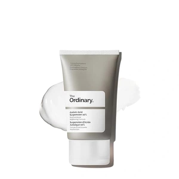 The Ordinary 10% Azelainsyre Suspension er specielt formuleret til ujævn hudtone og tør, skællende hud.
