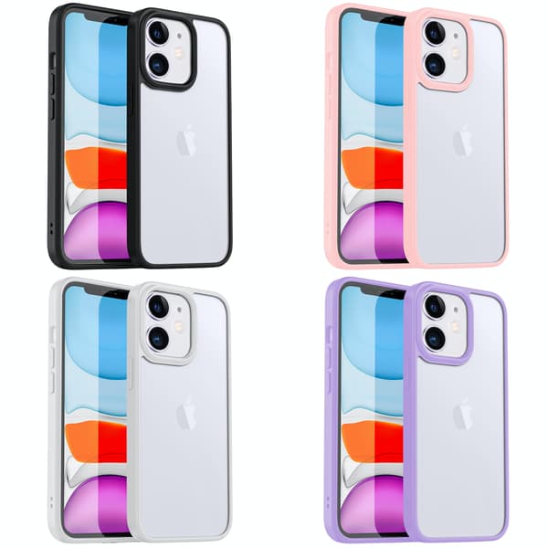 iPhone Bumper Skal - Genomskinligt med Färg