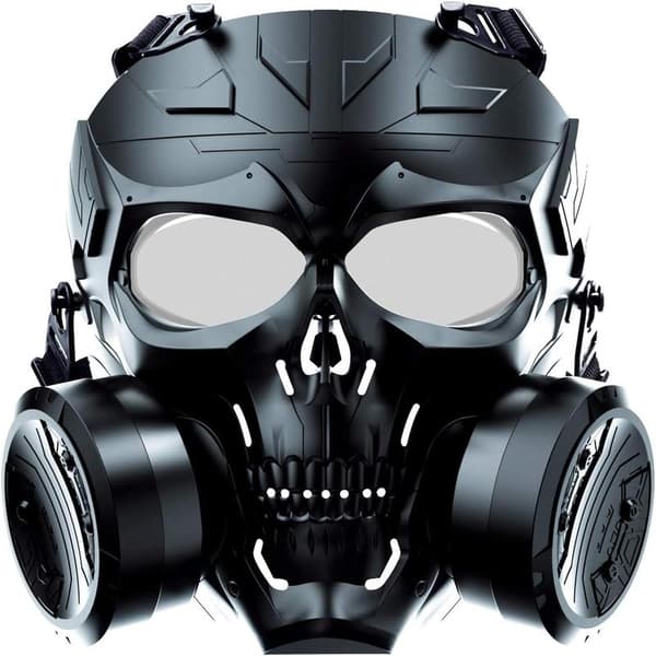 M50 Airsoft Gasmaske Fuld Ansigt Øjenbeskyttelse Spillemaske Kranium med 2 Filtre til BB Gun Cosplay Halloween Maskerade Kostume