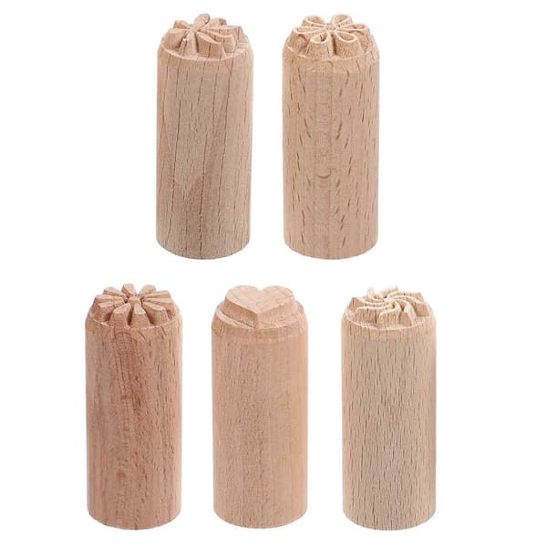 Verktøy for trekeramikk Stempler Kolonne Tre Stempler Naturlige tre stempler for DIY