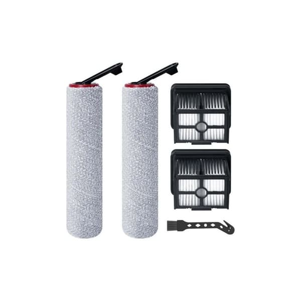 Erstatningsbørsterulle og HEPA-filter til DREAME H15 Pro / H15 Mix / H12 Pro FlexReach støvsuger og moppe, 2 børsteruller + 2 filtre + 1