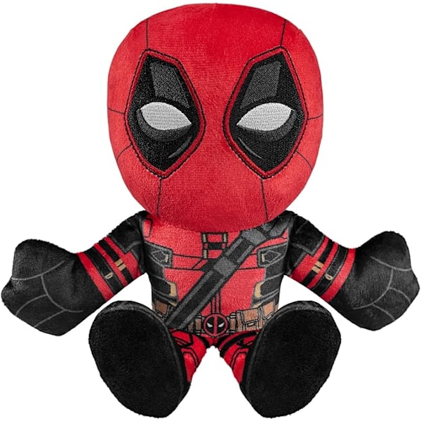 Bleacher Creatures Marvel Deadpool 8" Kuricha Sittande Plysch - Mjuk Chibi inspirerad leksak