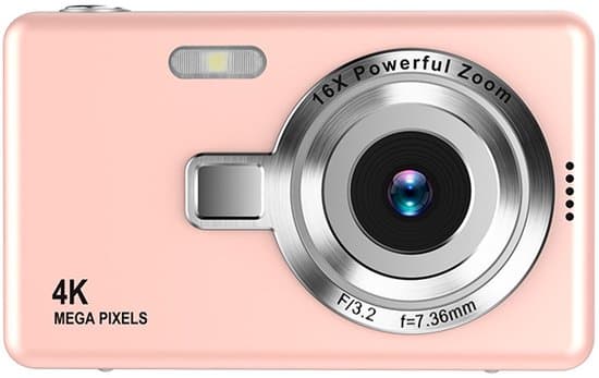 4K Ultra HD CCD Digitaalikamera – Pieni, kompakti ja helppokäyttöinen kamera, joka sopii aloittelijoille.