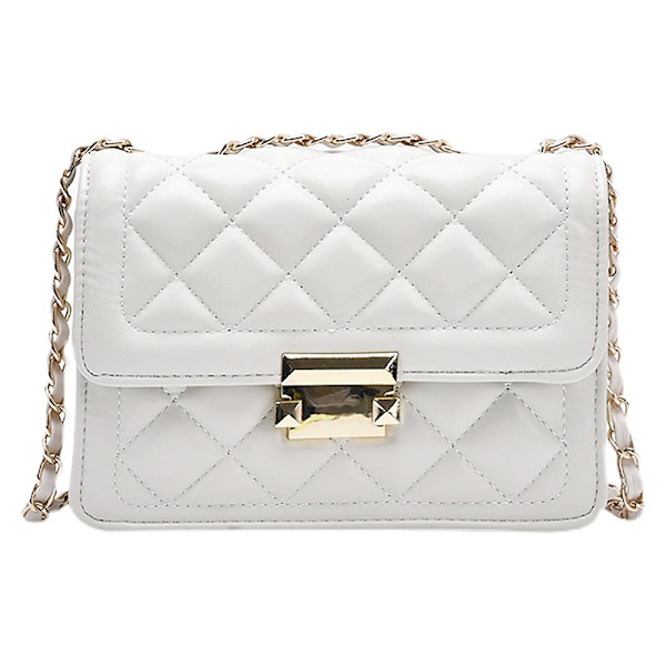 Liten Crossbody-Väska För Kvinnor, Trendig Axelväska, Damhandväska, Vit