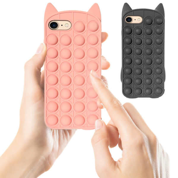 Lamoon Iphone 7/8/se (2020 & 2022) - Cover Protection Pop It Fidget Svart