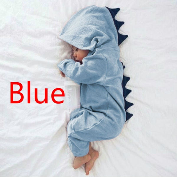 Kop Sot Baby Dinosaur Sleepsuit Outfit One Piece Blue 60 Fyndiq