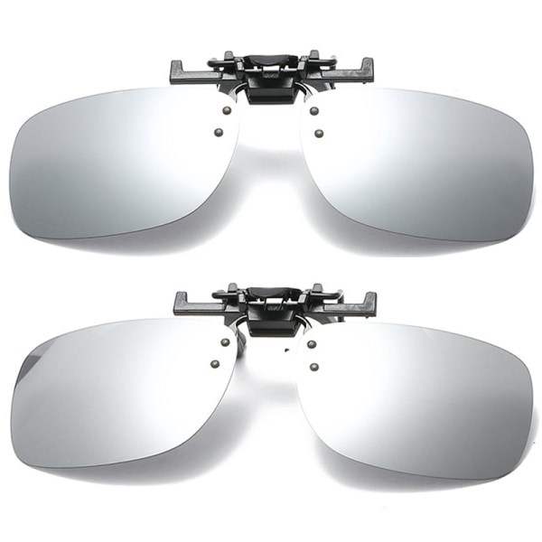 Köp solglasögon _ 3 par Glasögon klipp _ polariserad clip-on mercury 130*17*41mm  | Fyndiq