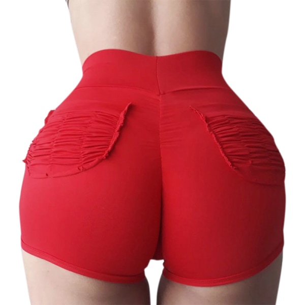 Sexy Slim Design Casual Shorts Red M