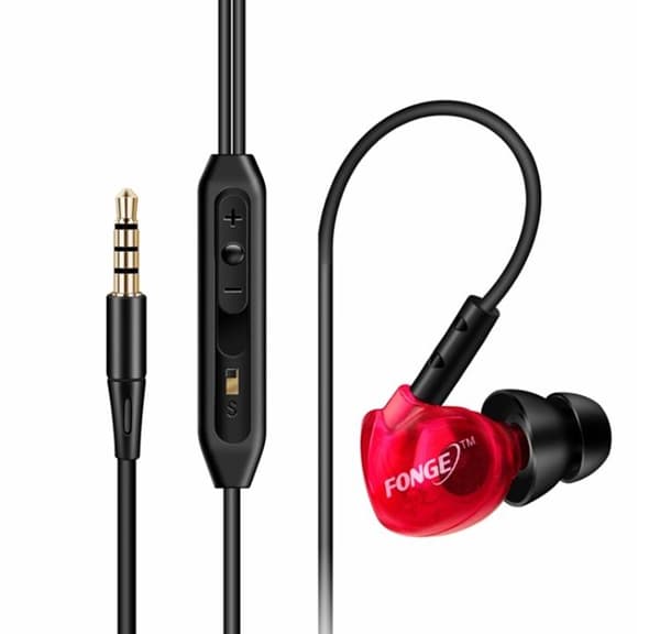 FONGE S500 Sport In-ear Hörlurar med Mic (Earphone)