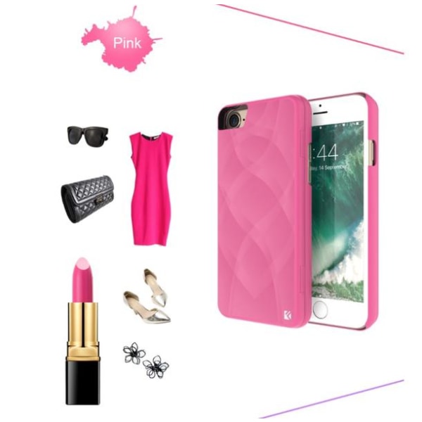 Iphone 8 - Smart Elegant Skal Med Spegel Samt Korthållare Mint
