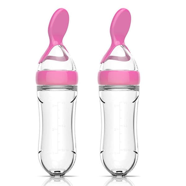 Babymat Dispenser Silikon Klem Mater Skje Småbarn Mat Mater Dispenseringsskje