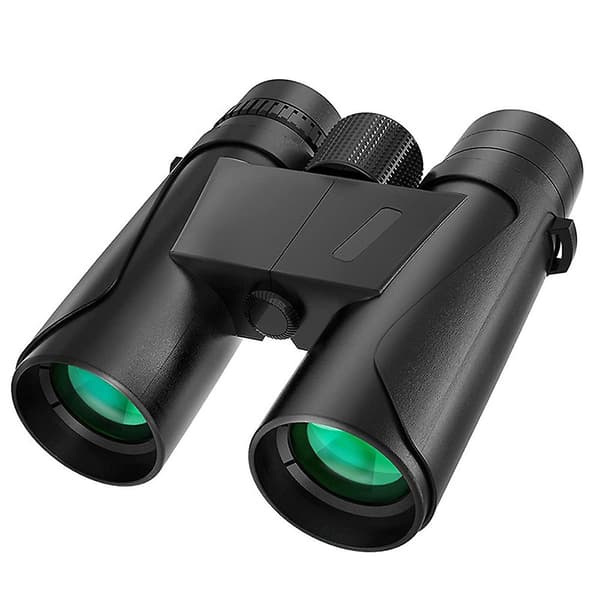 Kikkert, vanntett 12x42 HD-kikkert, utstyrt med BAK4 prisme FMC-objektiv, egnet for fugletitting, vandring, jakt, konserter og utendørsaktiviteter
