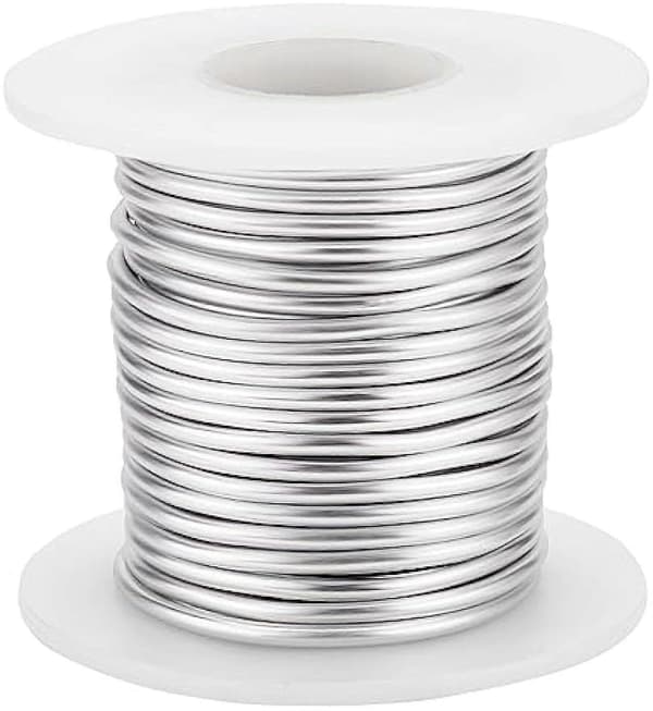 10 Gauge Platinum Aluminiumtråd Anodisert Rund Smykketråd Håndverkstråd Bøyelig Metalltråd for Skulpturmodellering 32,8 fot