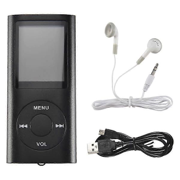 MP3-spiller med Bluetooth 5.0, musikkspiller med 32GB TF-kort, FM, hodetelefoner, bærbar HiFi-musikkspiller