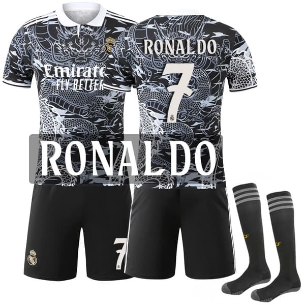 2025-2026 Real Madrid Dragon -kuvioinen erikoispainos jalkapallopaita nro 7 Ronaldo
