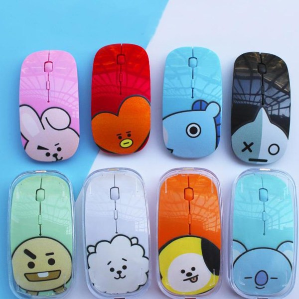 Bts Bt21 Wireless Silent Mouse 7characters By Royche Love