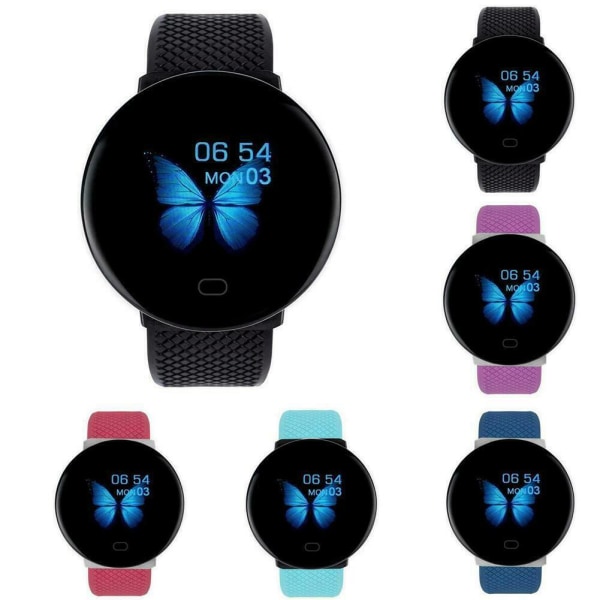 Smart Watch D19 Bt4.0 Sleep Monitoring Fitness D Blue