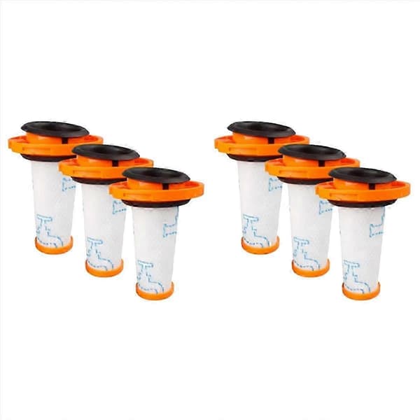 6 stk. forfiltre til X-FORCE FLEX 9.60 RH20xx ZR009010 ZR009012 ledningsfri støvsuger vaskbar Re