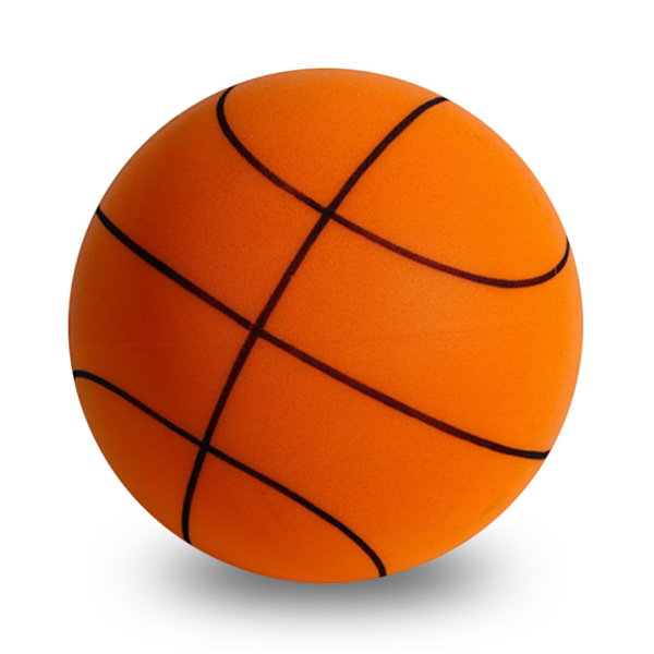 Stille basketball uten belegg, skumkule 24 cm