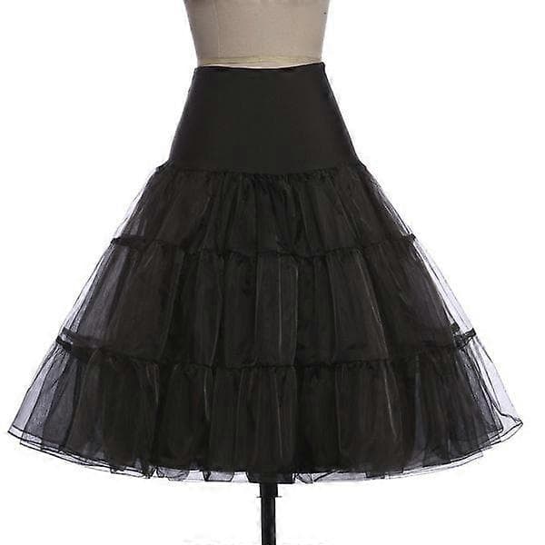 Underkjole Dame Retro Vintage Skjørt Kjole Crinoline Underkjole Rockabilly Underkjole for Bryllup