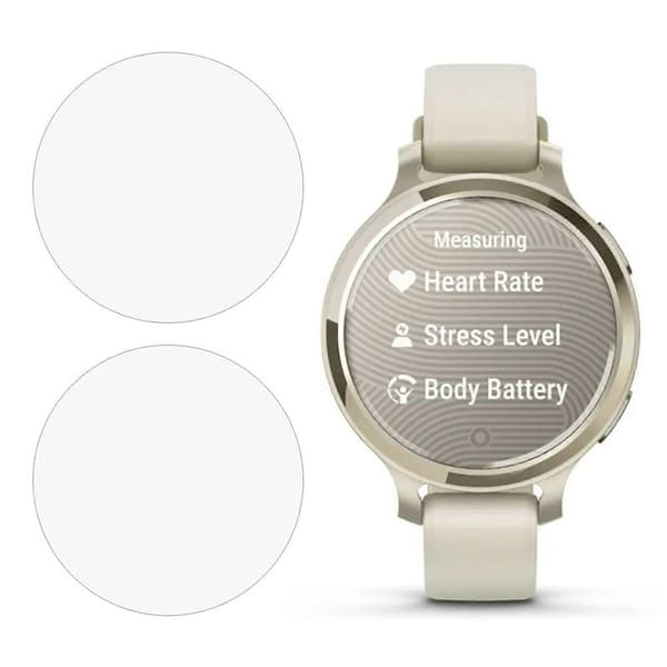 2 stk. skjermbeskytter i klar TPU-film for Garmin Lily 2 Active Watch