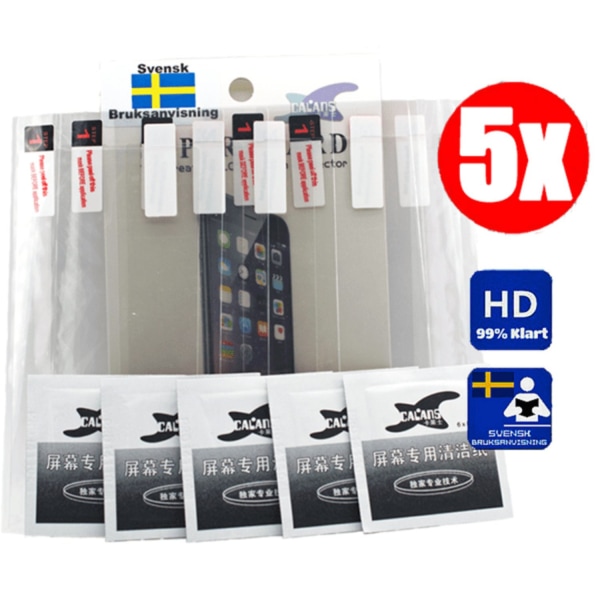 Köp 5 x Sony Xperia Z5 Compact Superguard Skärmskydd / Displayskydd | Fyndiq